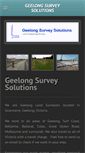 Mobile Screenshot of geelongsurveysolutions.com.au