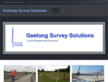 Tablet Screenshot of geelongsurveysolutions.com.au